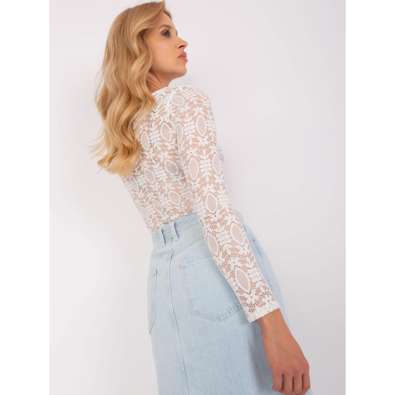 Dámske body s čipkou KAYLIN ecru