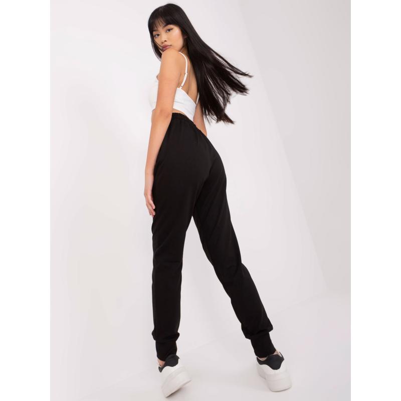 Dámské tepláky se zavazováním ALISSON černé