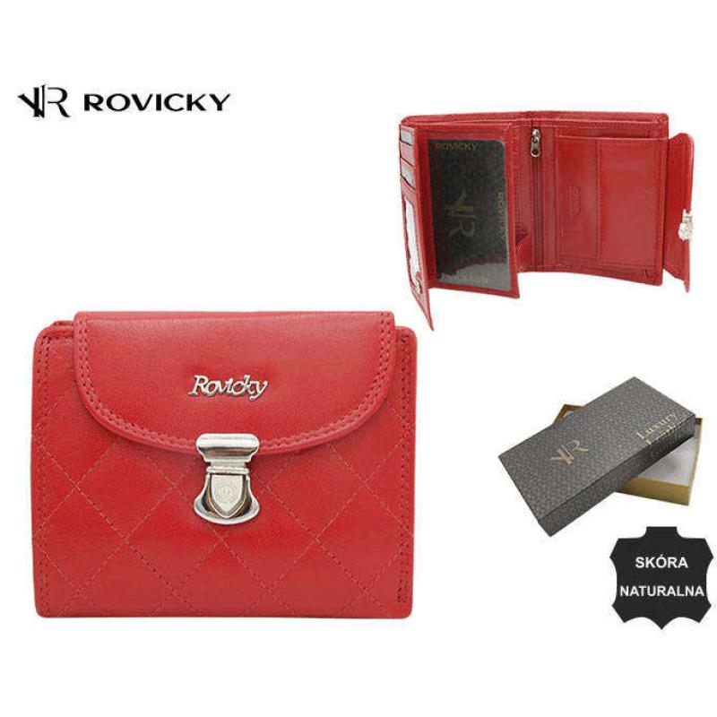 Dámska kožená peňaženka R-RD-19-GCL-Q-3899 RED