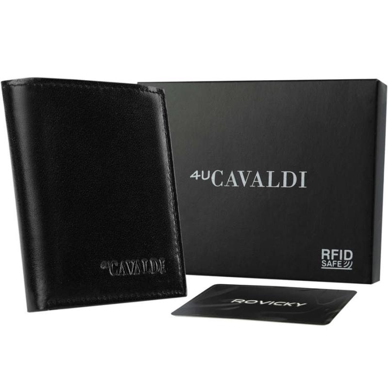 Kožená peňaženka RFID CAVALDI 0800-BS