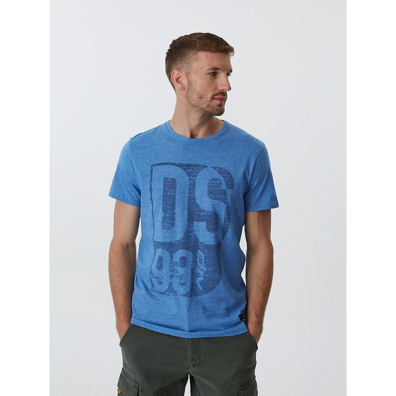 Pánske tričko s potlačou LAIRD VII S1813 modrá