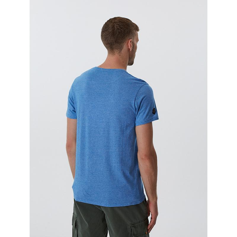Férfi póló nyomtatott LAIRD VII S1813 kék S1813 kék