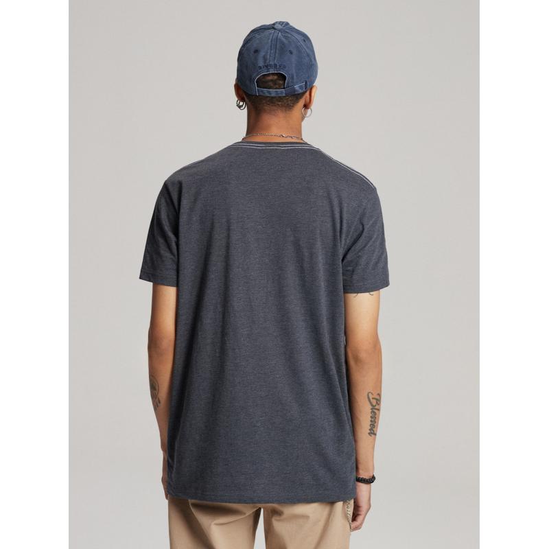 Pánské tričko s potiskem CALI SOL 02 S1817 modré 