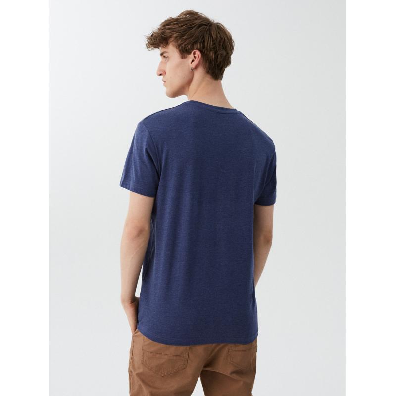 Férfi póló nyomtatott NY CITY 01 S1830 tengerészkék