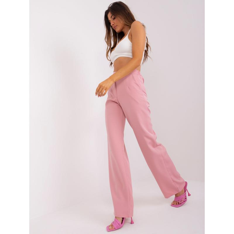 Dámské kalhoty s kapsami OBLA světle růžové 