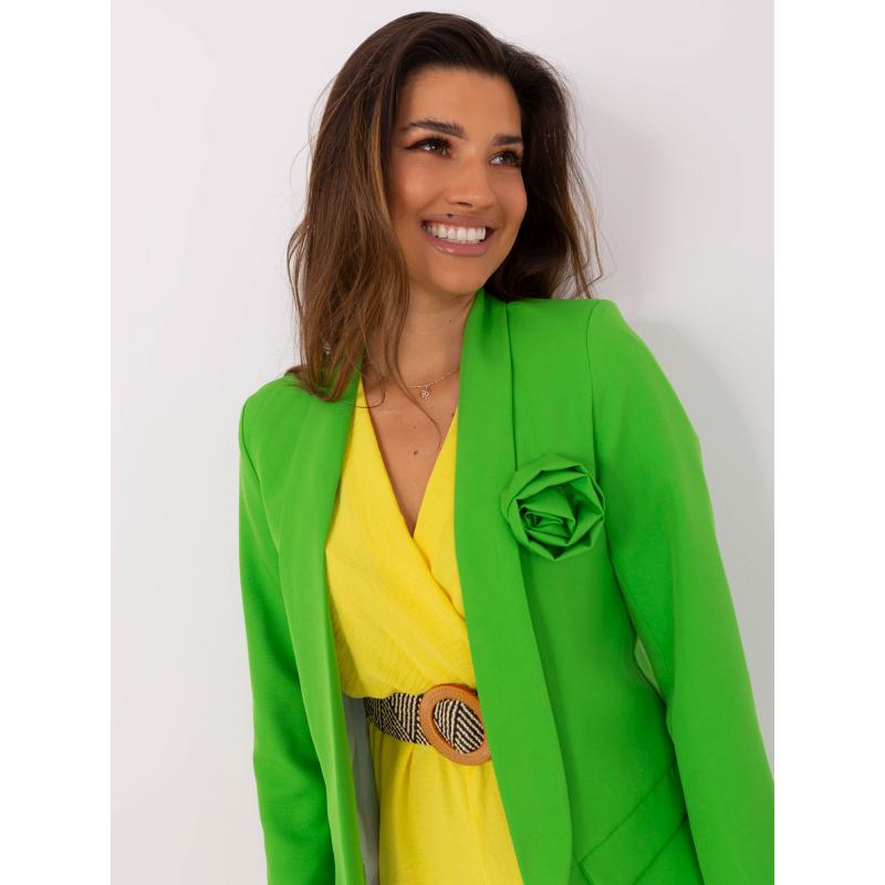 Dámské sako s dlouhým rukávem AKALU světle zelené 