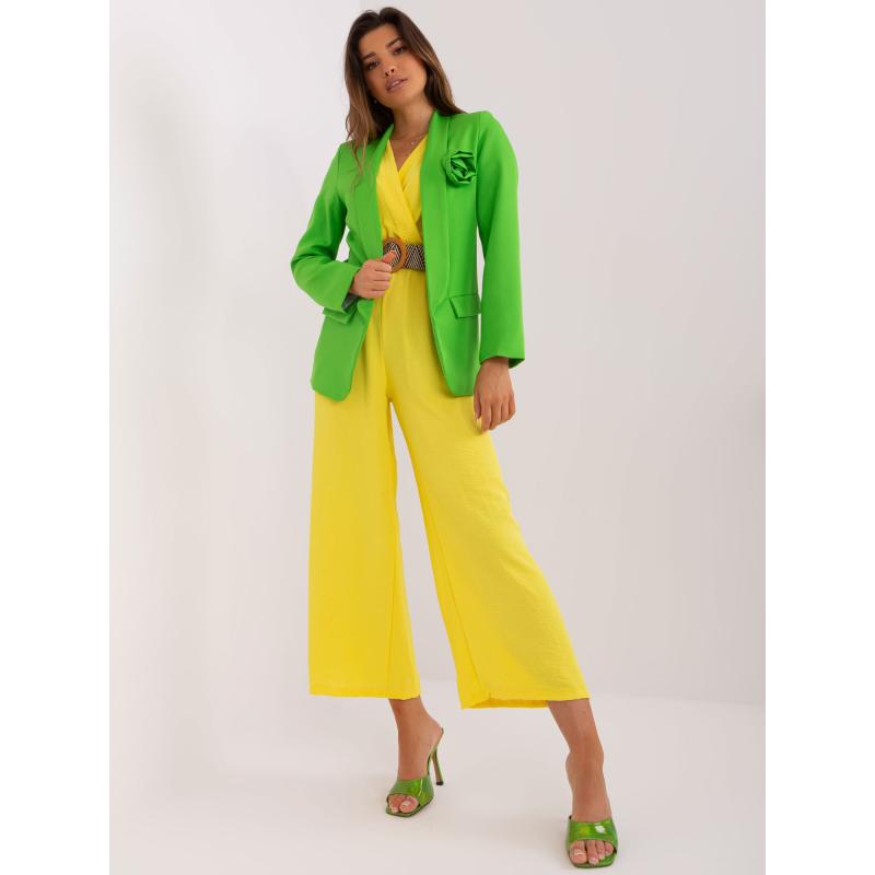 Dámské sako s dlouhým rukávem AKALU světle zelené 
