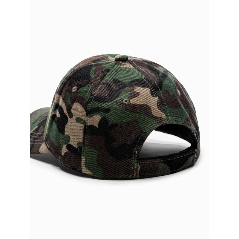 Férfi sapka H153 zöld/kamo