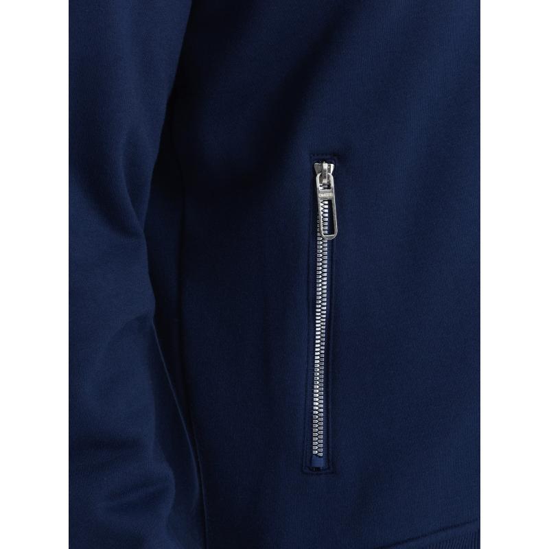 Férfi bomber pulóver V2 OM-SSZP-22FW-011 sötétkék