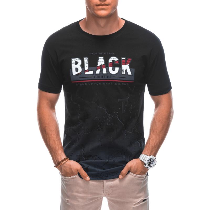 Férfi póló S1878 fekete