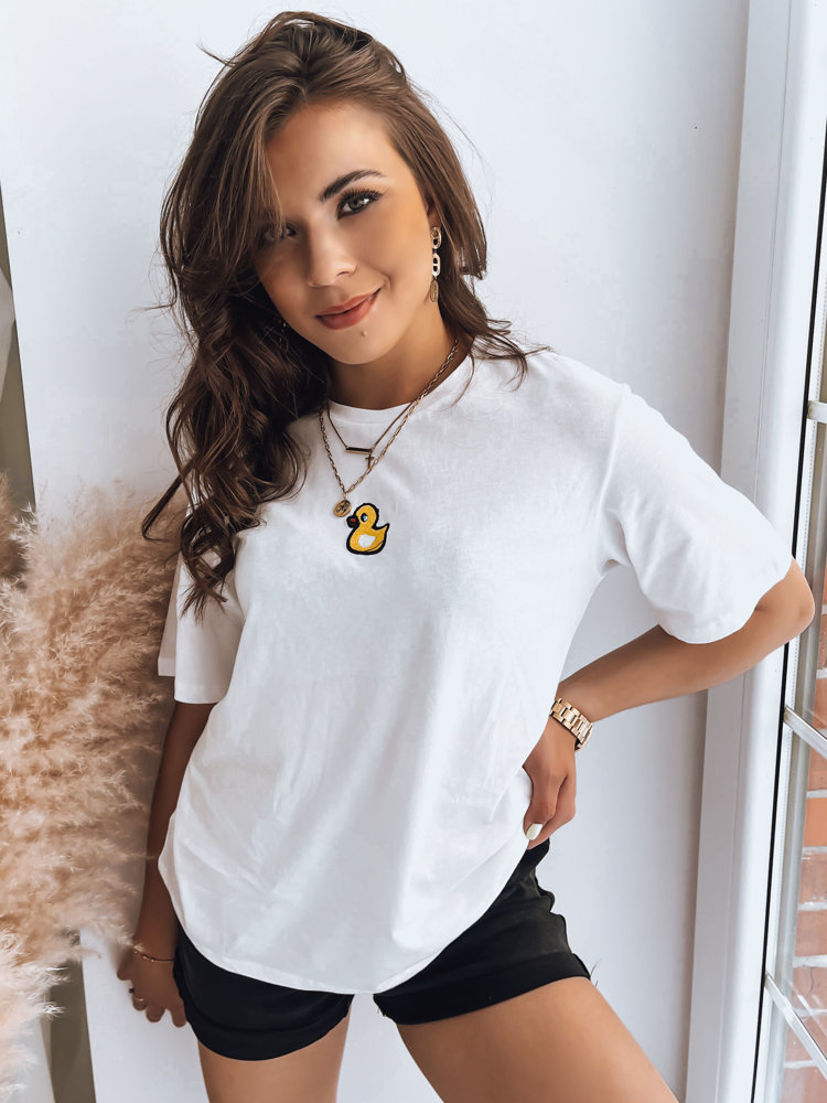 Dámske tričko s nášivkou MIA ROSE ecru
