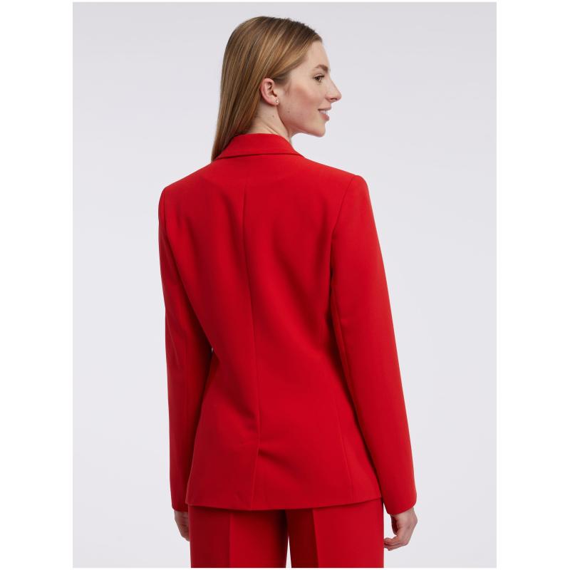 Červené dámske sako