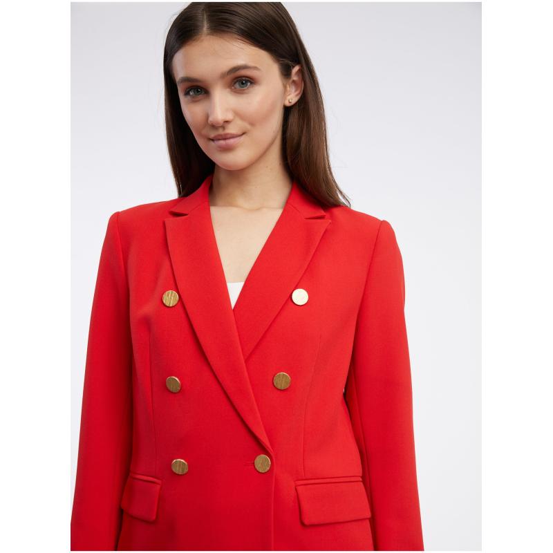 Červené dámske sako