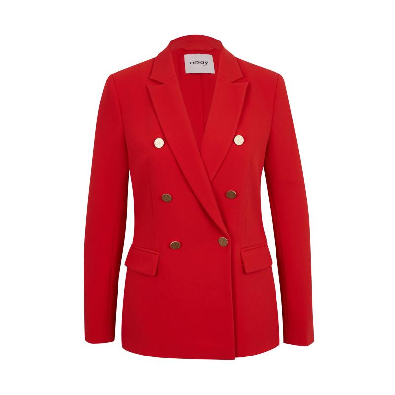 Červené dámske sako