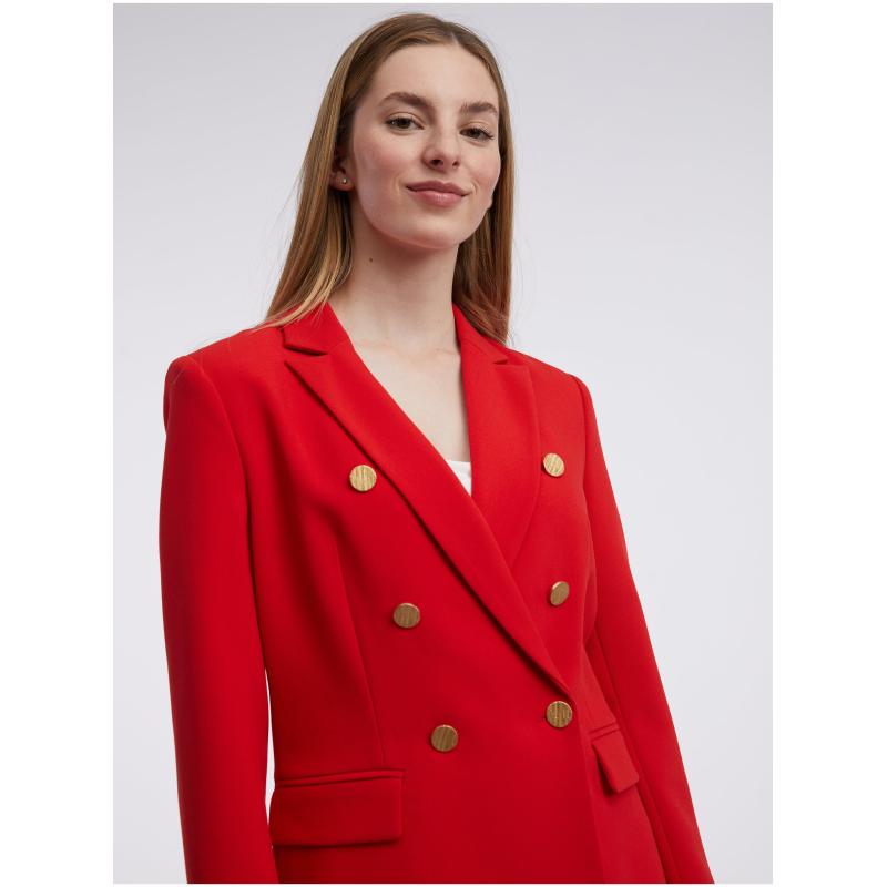 Červené dámske sako