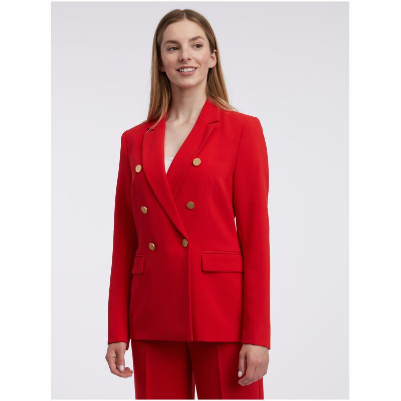Červené dámske sako