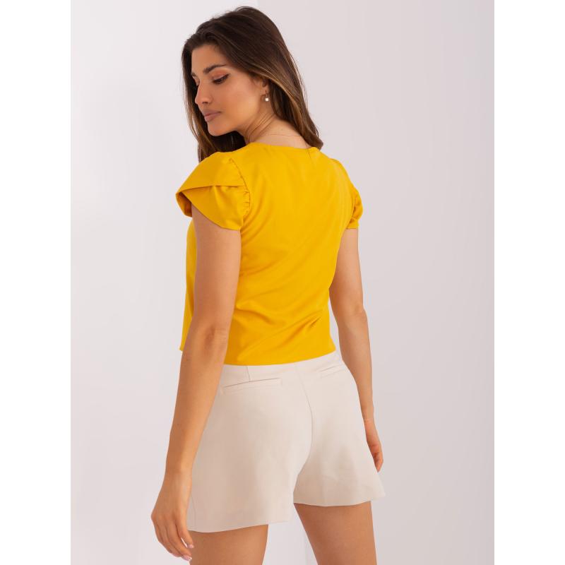 Dámská halenka RONT tmavě žlutá