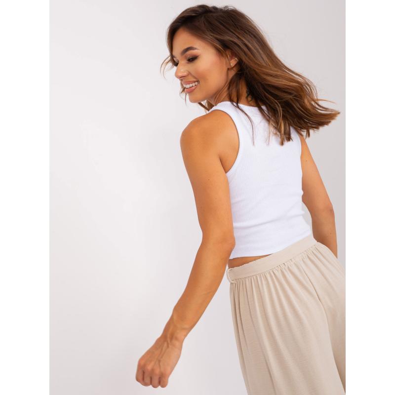 Dámské tílko pruhované OCH BELLA bílé 