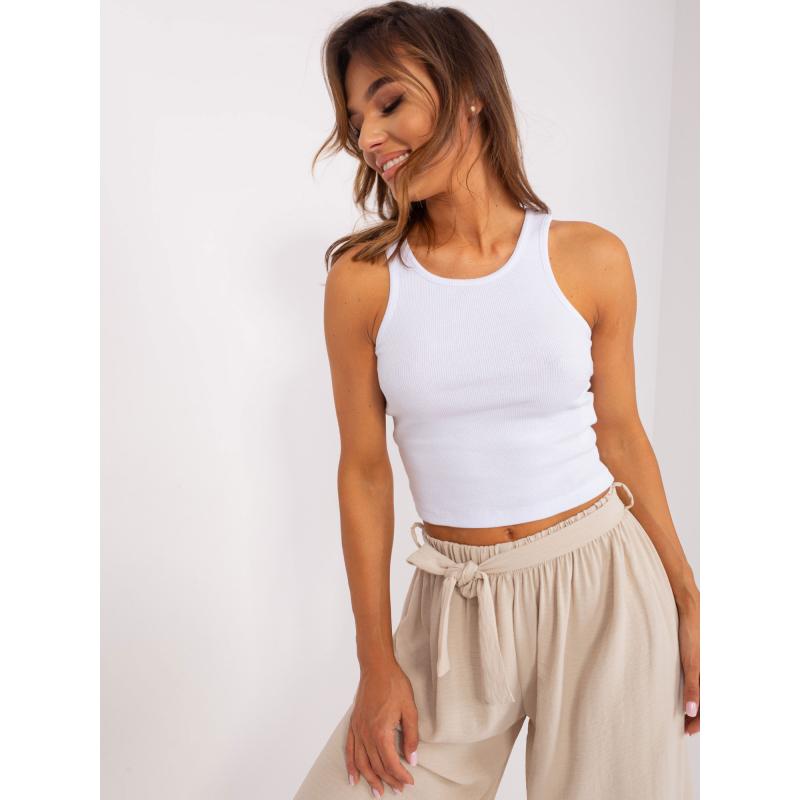 Dámské tílko pruhované OCH BELLA bílé 