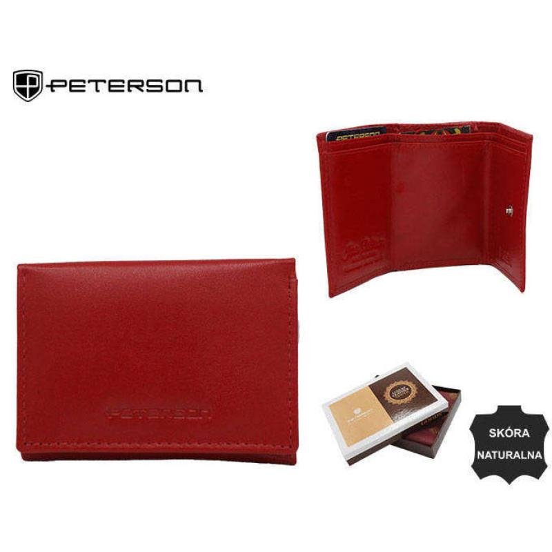 Dámska kožená peňaženka PTN RD-200-GCL červená
