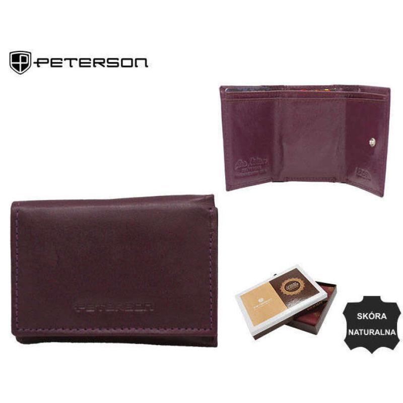 Dámska kožená peňaženka PTN RD-200-MCL fialová