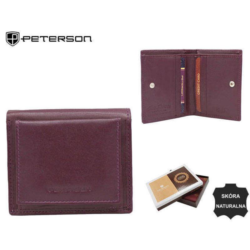 Dámska kožená peňaženka PTN RD-220-MCL fialová