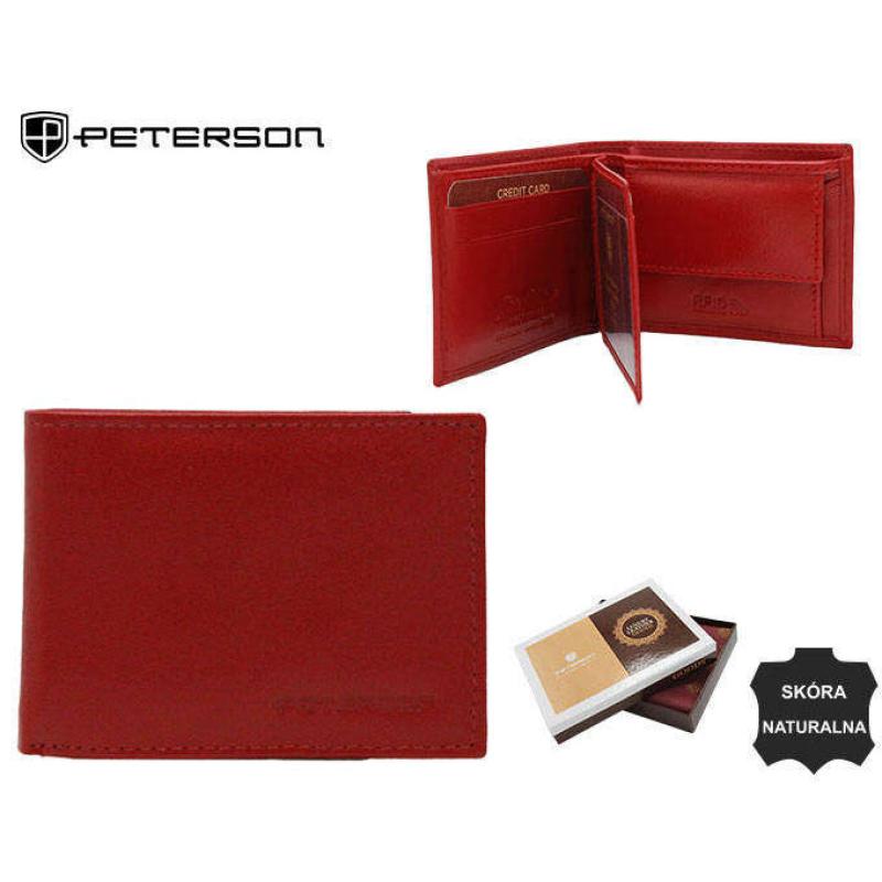 Dámska kožená peňaženka PTN RD-280-GCL červená