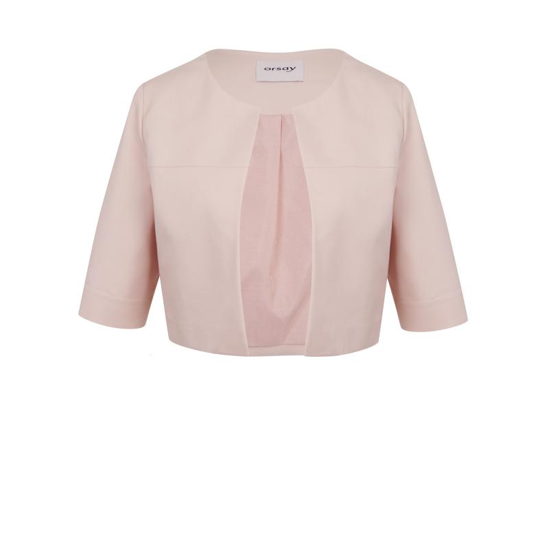 Világos rózsaszín női kabát