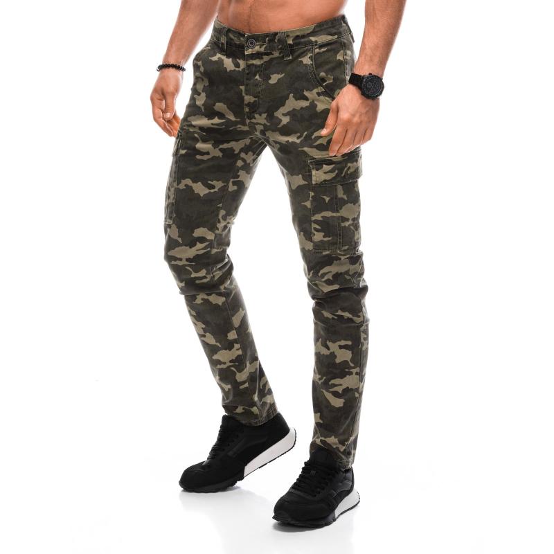 Pánské kalhoty cargo P1380 béžové