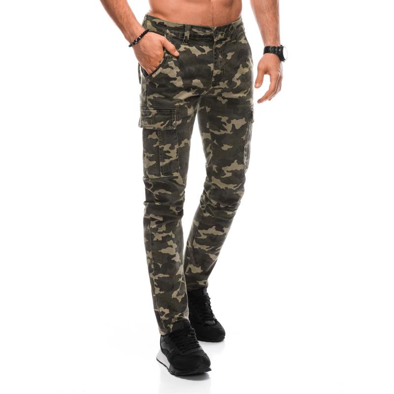 Pánské kalhoty cargo P1380 béžové