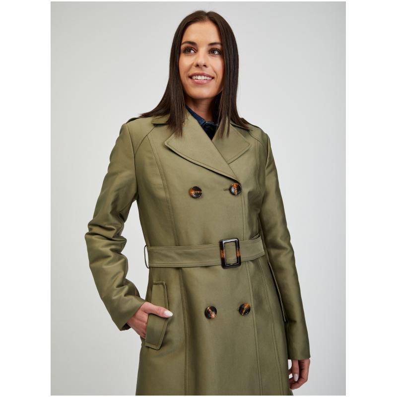 Khaki dámský trenčkot