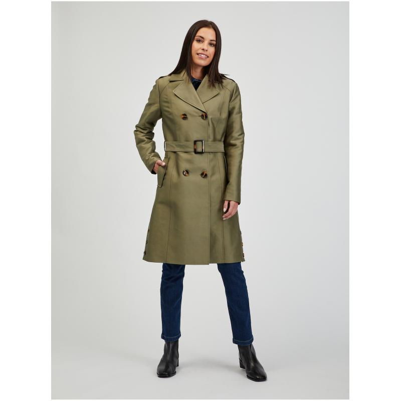 Khaki dámský trenčkot