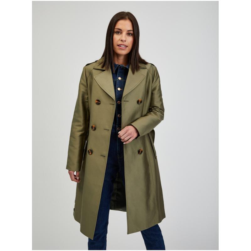 Khaki dámský trenčkot