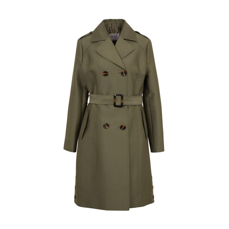 Khaki dámský trenčkot