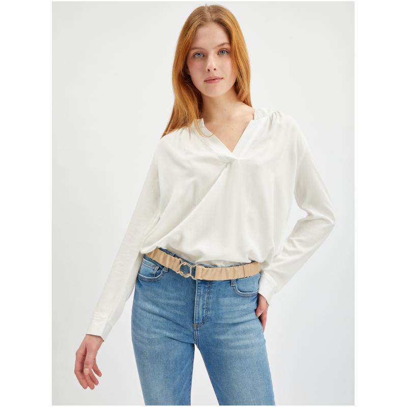 Béžový dámsky opasok