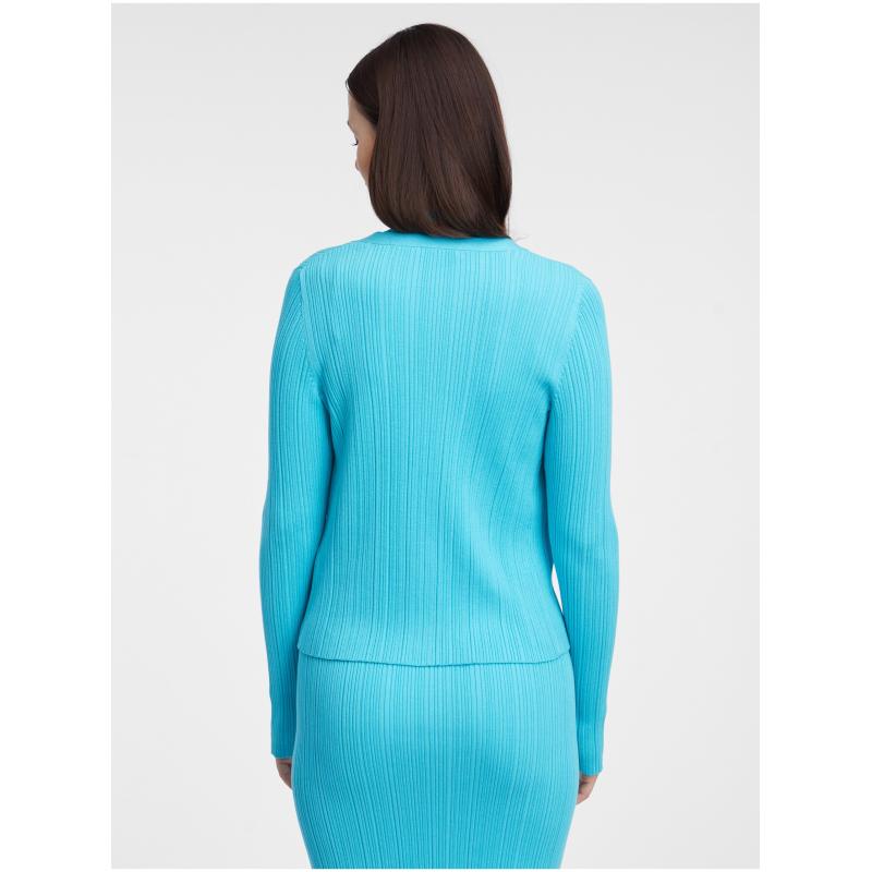 Modrý dámsky sveter