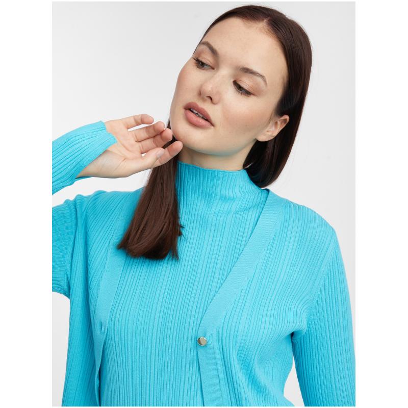 Modrý dámsky sveter