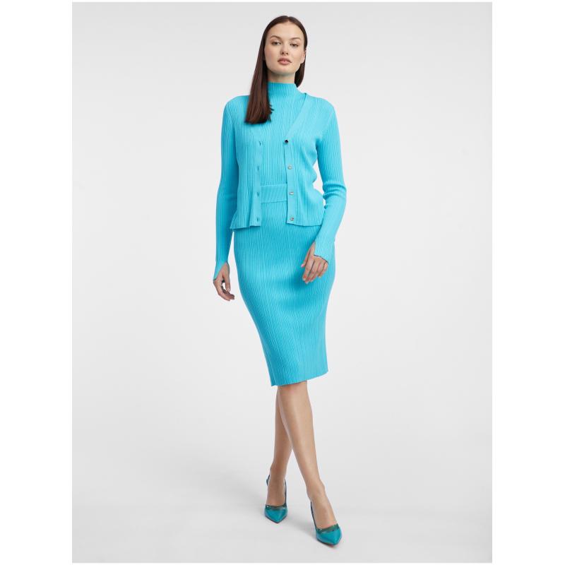 Modrý dámsky sveter