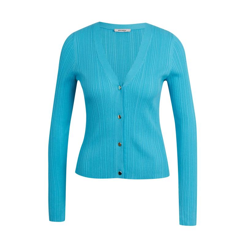 Modrý dámsky sveter