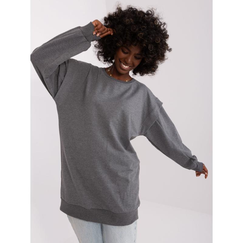 Dámská halenka oversize INALU tmavě šedá 