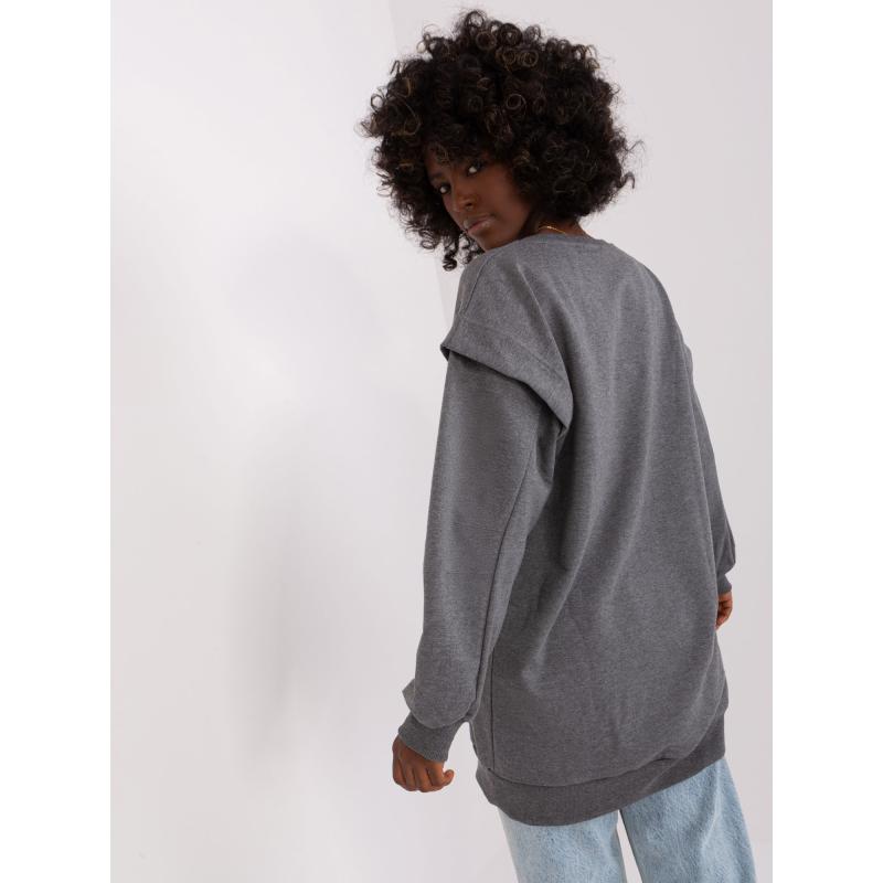 Dámská halenka oversize INALU tmavě šedá 