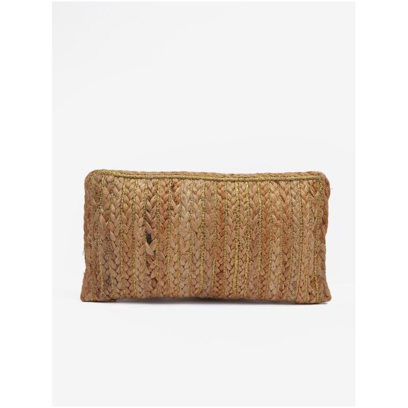 Barna és bézs női kézitáska