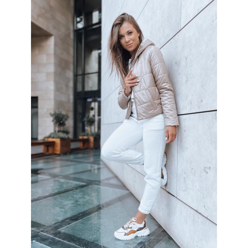 Dámska krátka prešívaná bunda SPORT HEVEN camellia