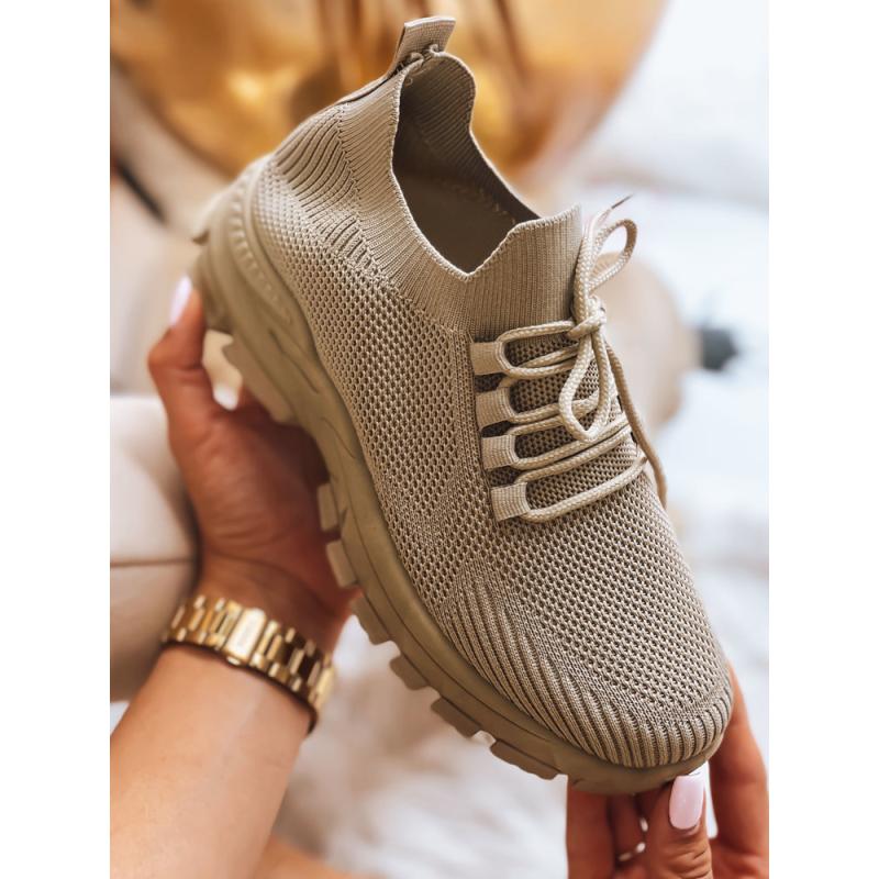 Dámské ponožkové tenisky STEEL THUNDER khaki