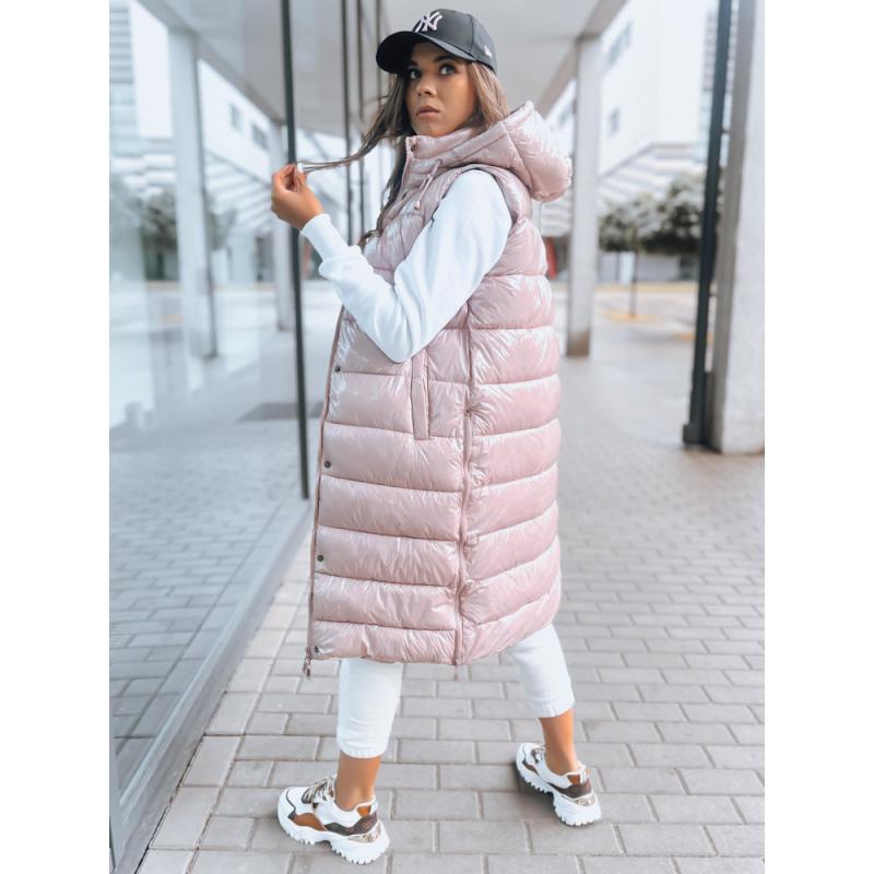 Női steppelt mellény GANTINI rózsaszín