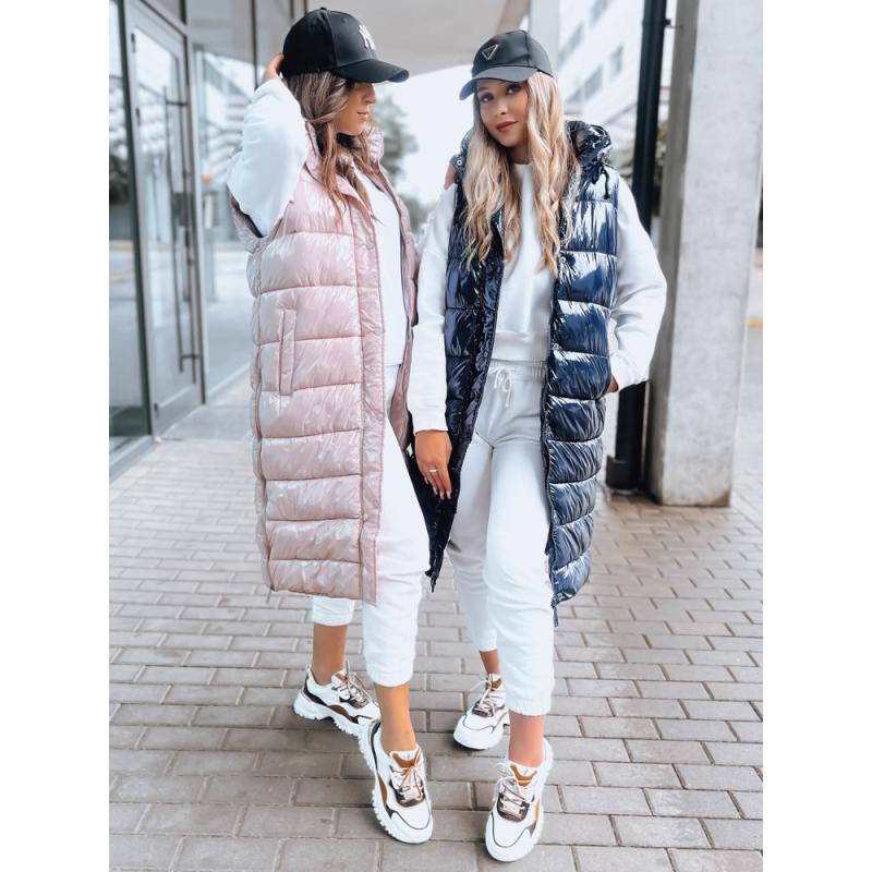 Női steppelt mellény GANTINI rózsaszín