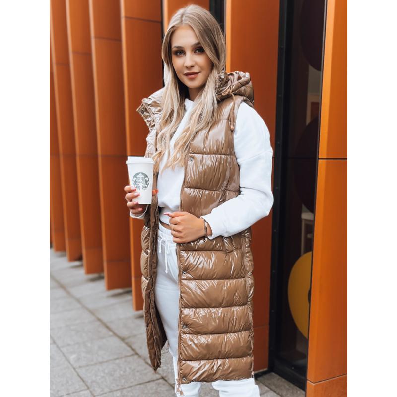 Női steppelt mellény GANTINI barna