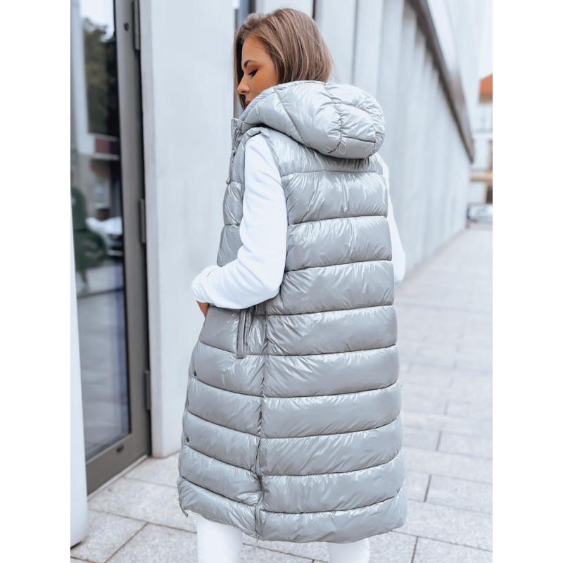 Női steppelt mellény GANTINI silver