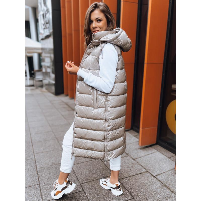 Női steppelt mellény GANTINI beige