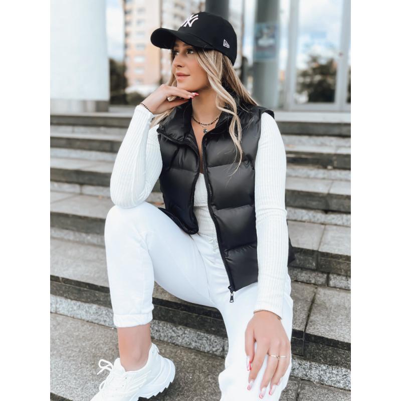 Dámska prešívaná vesta WILLOW čierna